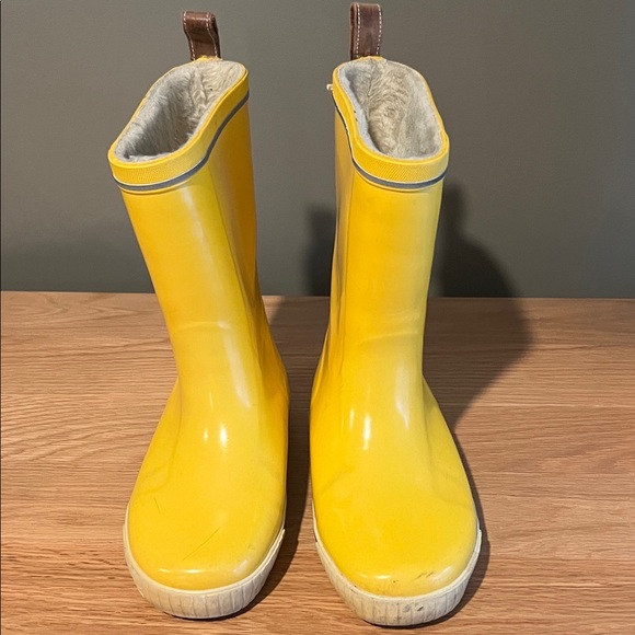 Tretorn Yellow Rain Boots (used) - Picture 1 of 4